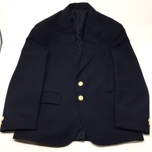 Preowned Andrew Todd Boy's Navy Blazer